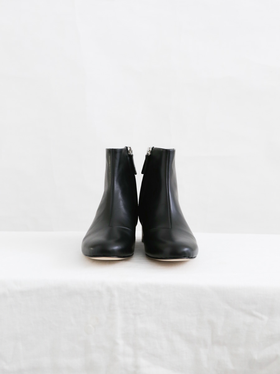_Fot フォート / wood heel boots 35　ブラック