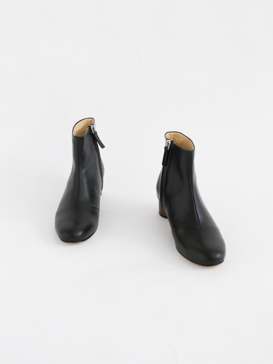_Fot フォート / wood heel boots 35 ブラック
