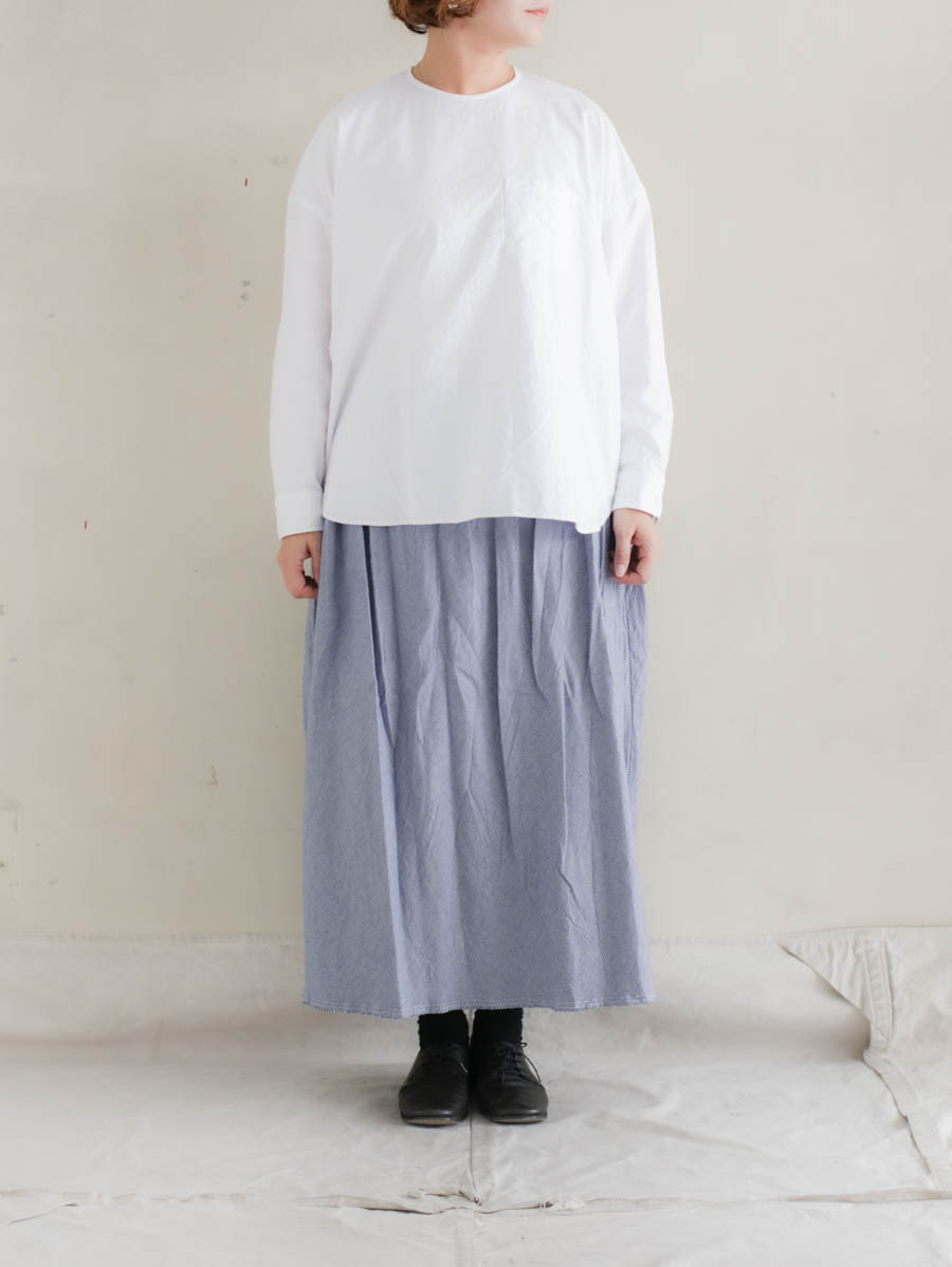 ゴーシュ バックボタンブラウス｜通販