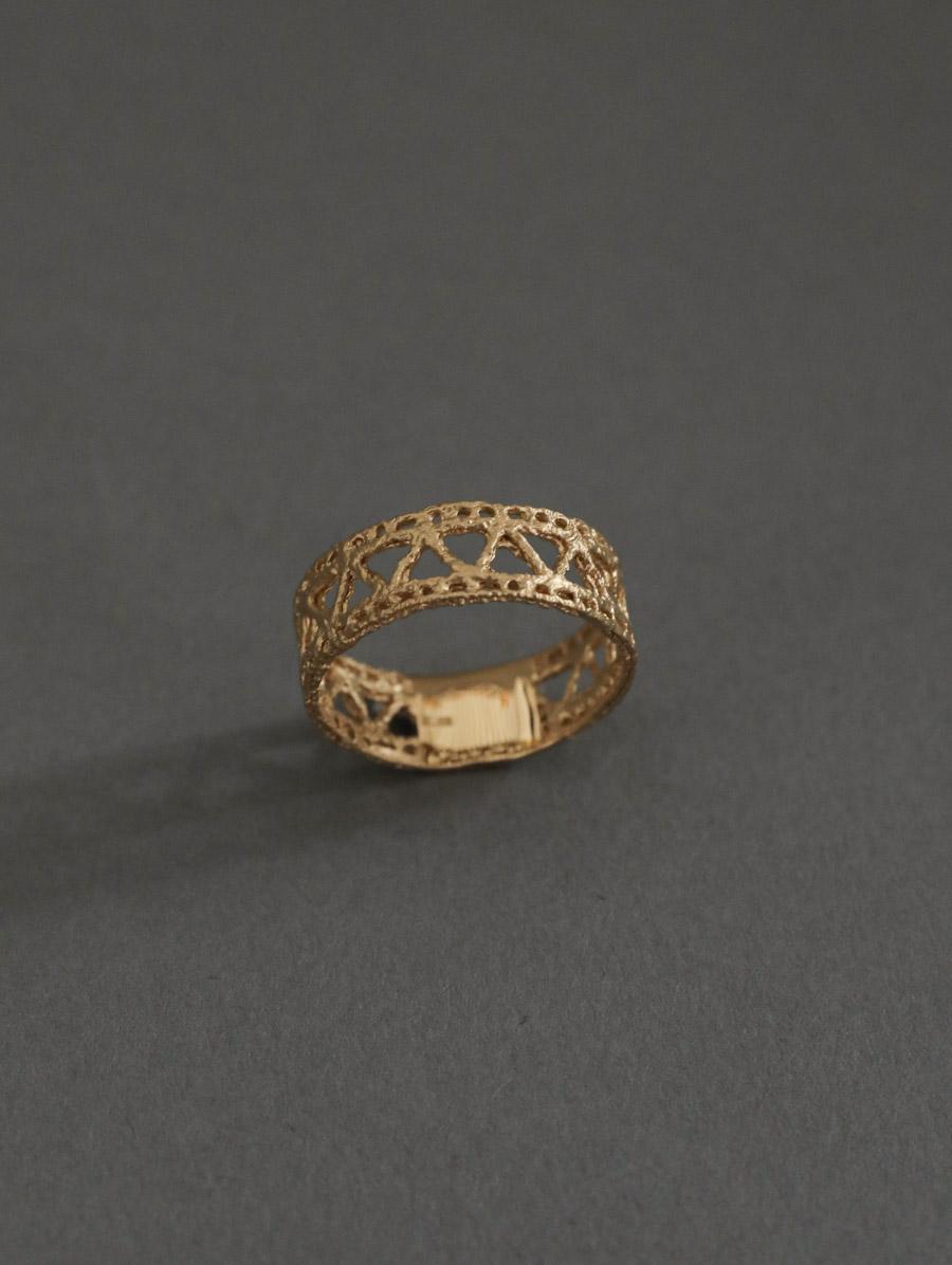 MAISON RUBUS. メゾンルーバス / lace ring S Yellow gold