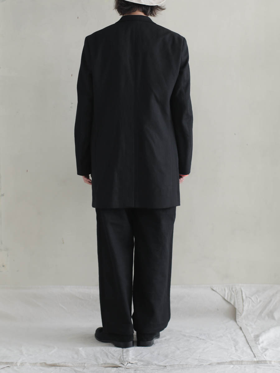 REVERBERATE リバーバレイト / LONG TAILORED JACKET ブラック