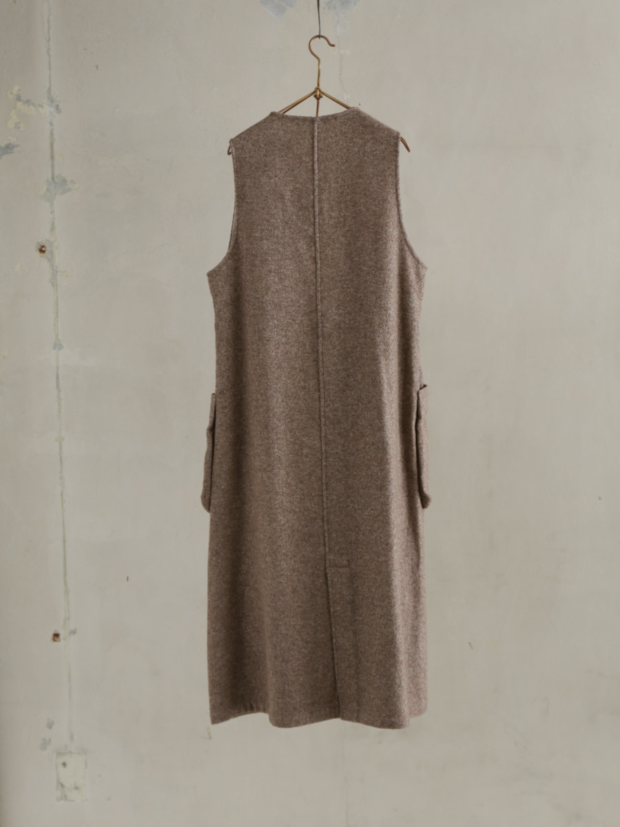 Susuri ススリ アイデリックワンピース Light Brown