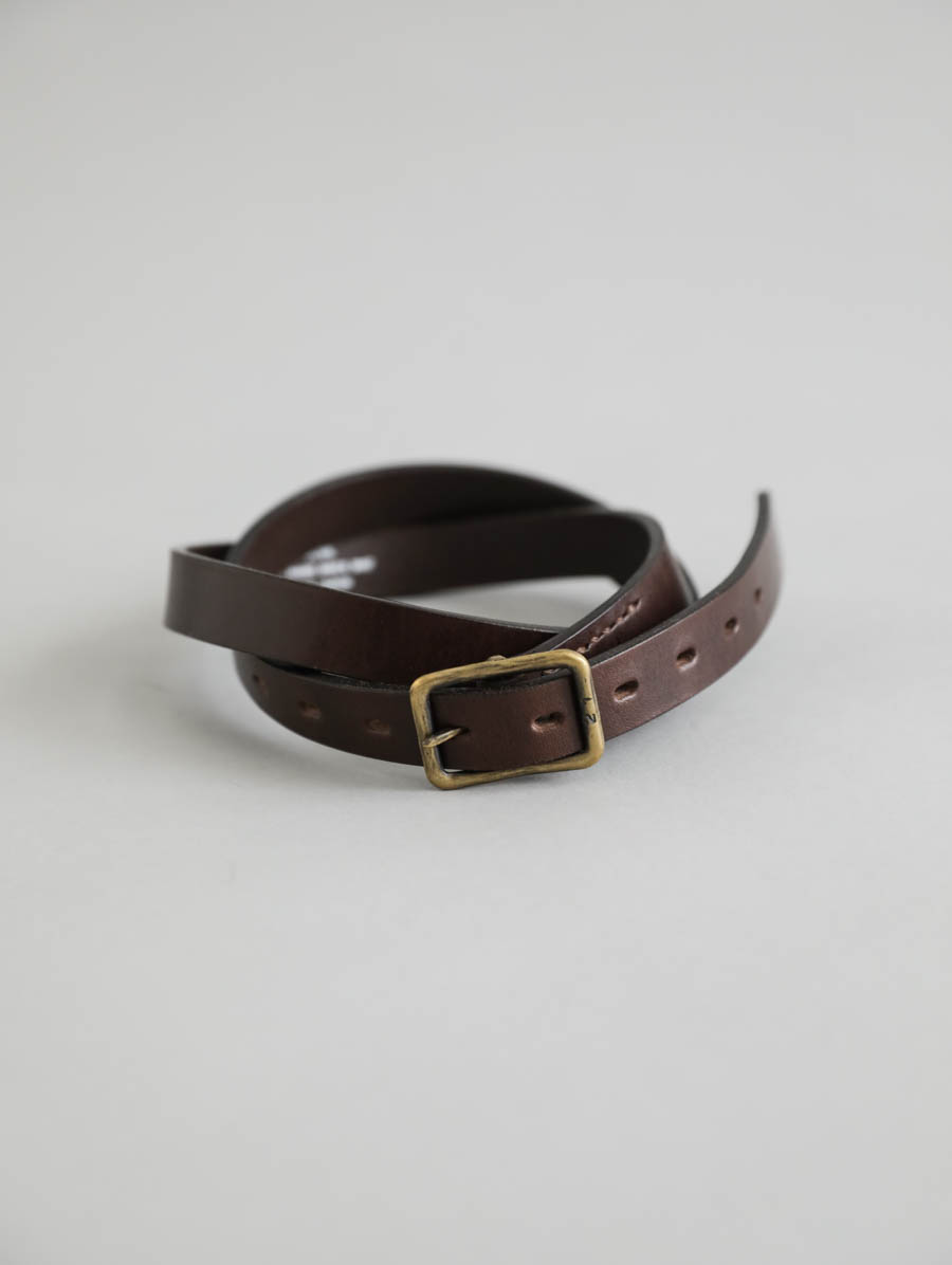 Dove&Olive ダブ＆オリーブ 細幅ベルト（ブラウン） メイン画像