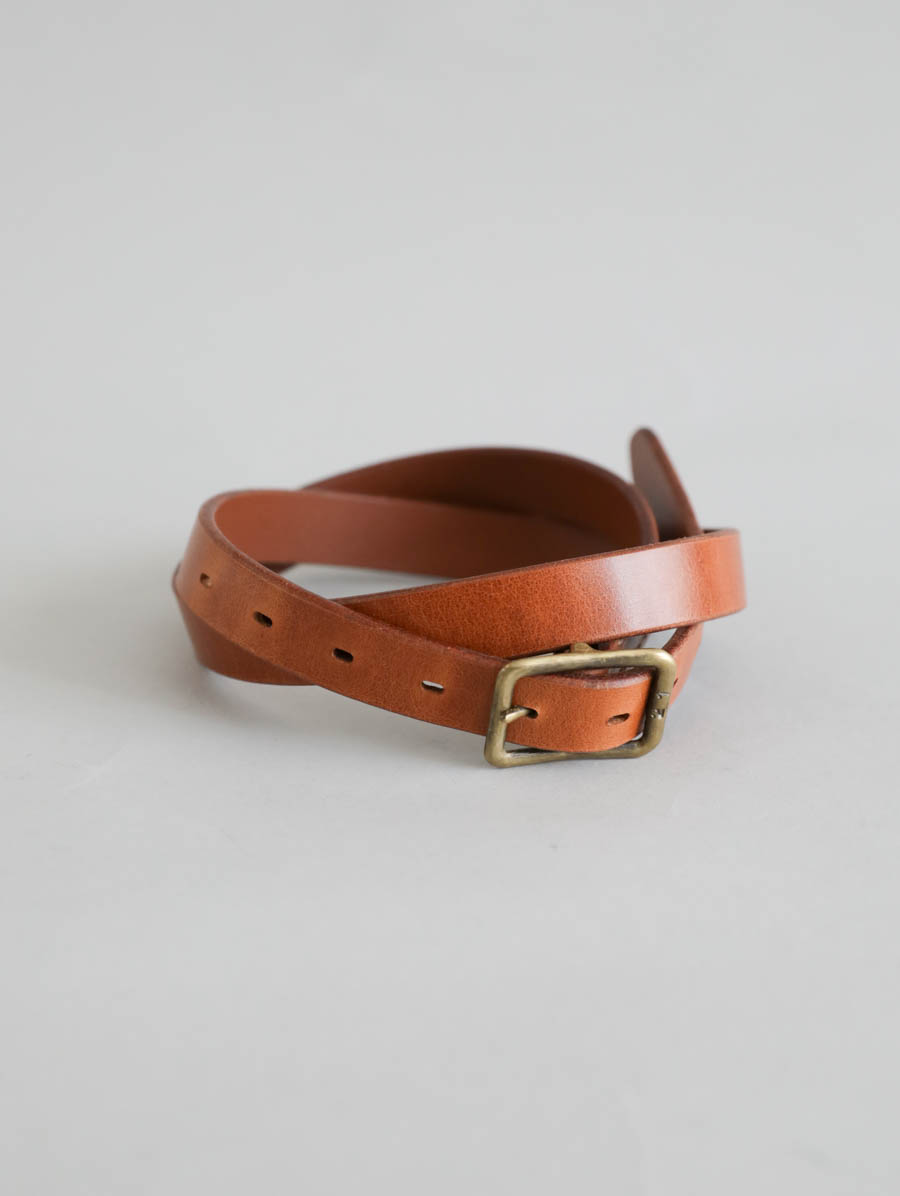 Dove&Olive ダブ＆オリーブ 細幅ベルト（キャメル） メイン画像
