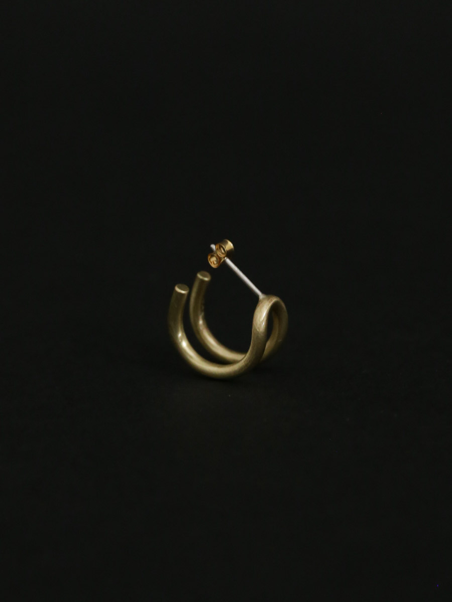 _Fot フォート / round wire pierced earring _ double