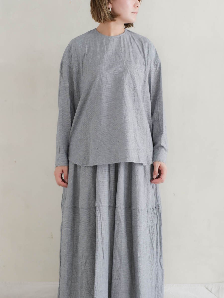 ゴーシュ バックボタンブラウス｜通販