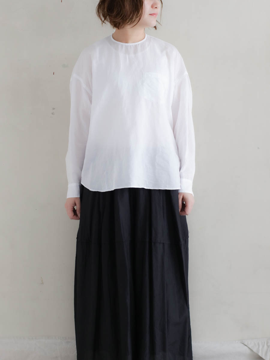 ゴーシュ バックボタンブラウス｜通販