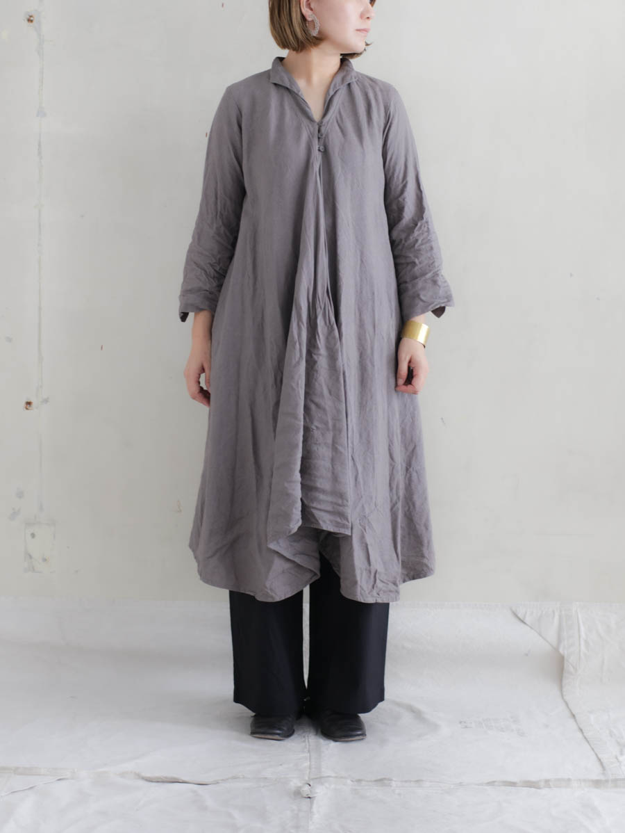 HALLELUJAH ハレルヤ 小間使いローブ 衿（グレー） メイン画像