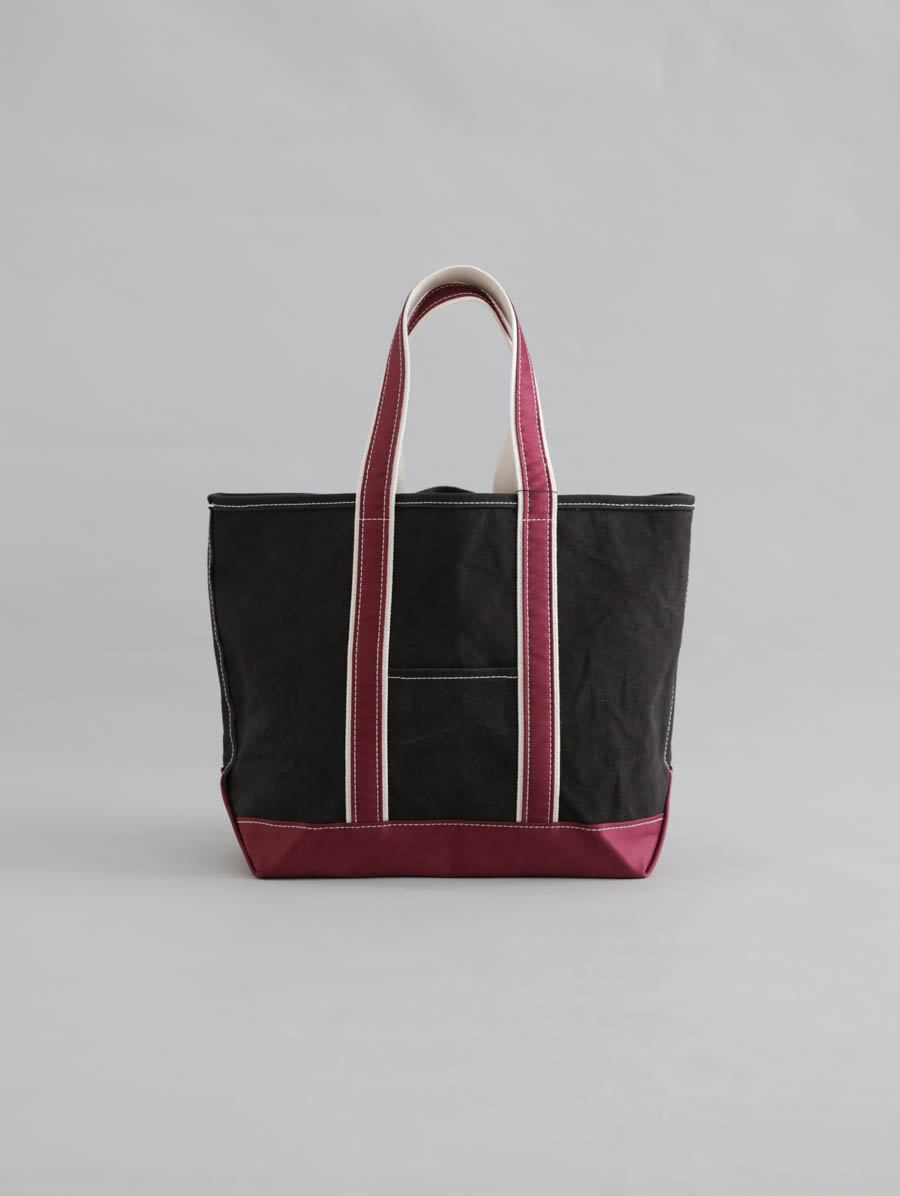 OUTIL ウティ sac colmar（black × beaujolais）トートバッグ メイン画像