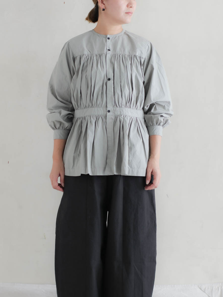 OUTIL ウティ chemisier lezoux(olive)チュニックブラウス メイン画像