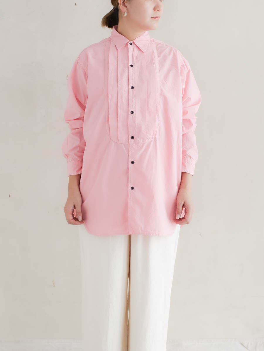 outil ウティ chemisier lunel（pink）タックブラウス メイン画像