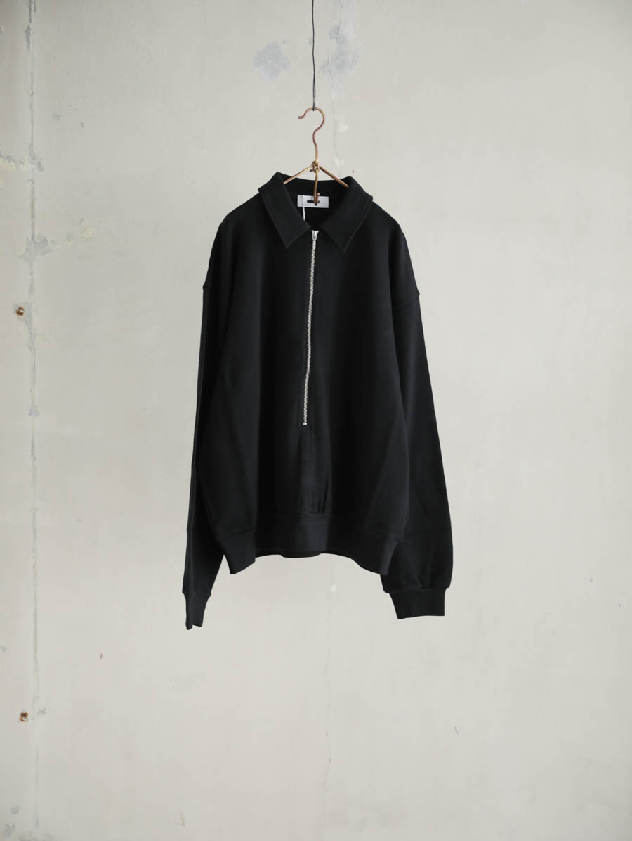 REVERBERATE リバーバレイト ハーフジップサーマル（ブラック） メイン画像