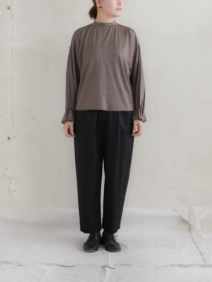 SP エシュペー オーガニックコットンチノスラックス（ブラック） メイン画像