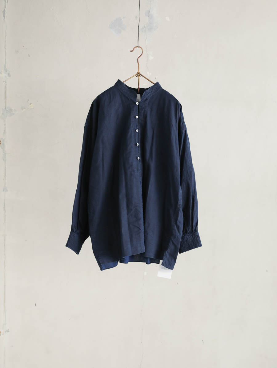 SP エシュペー インディゴリネンブラウス メイン画像