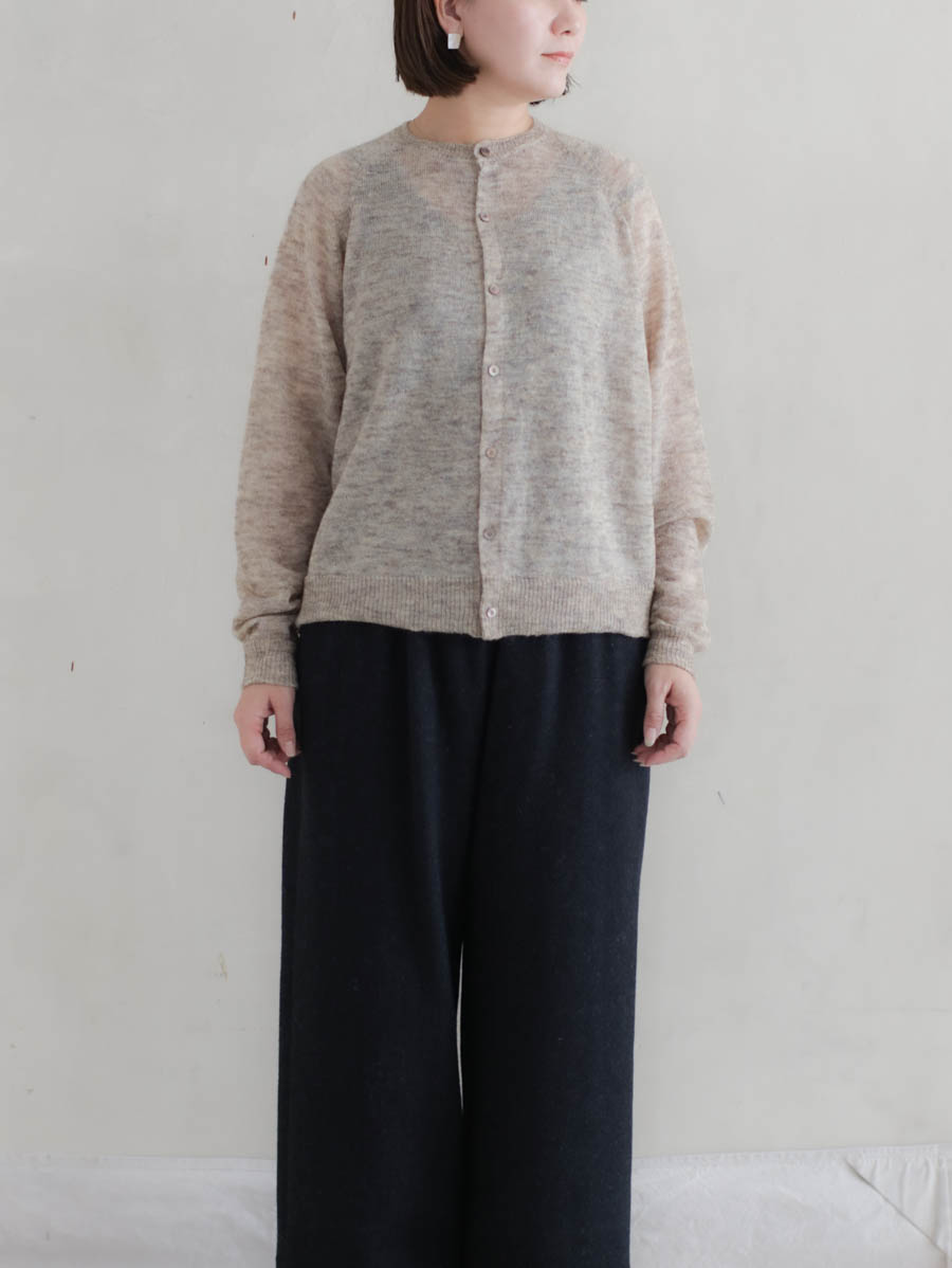 Veritecoeur ヴェリテクール モヘアカーディガン（ベージュ）VCK-292 メイン画像